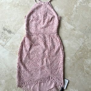 Adelyn Rae Pink Lace Dress